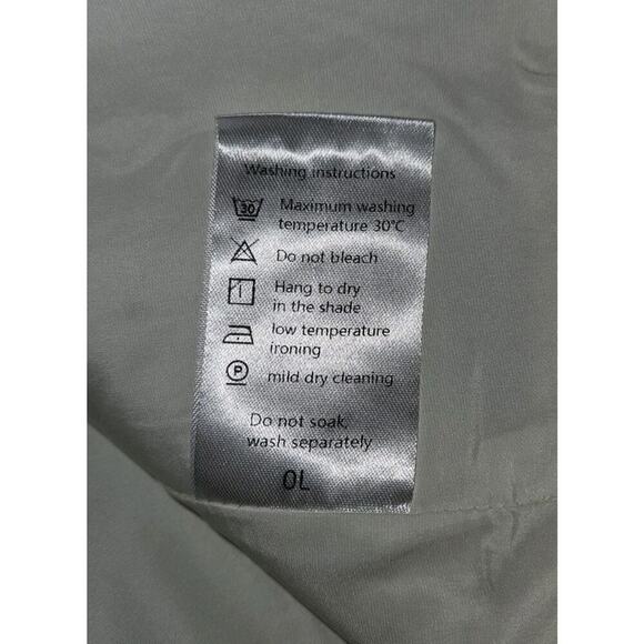 NWT! Mina Self Tweed Blazer Jacket Ivory Double Breasted Pockets Size L - Picture 7 of 12